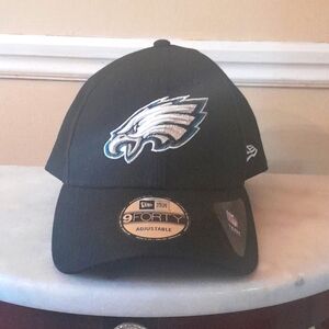 NEW Philadelphia Eagles New Era 9Forty Cap Hat Black Adjust Superbowl LVII